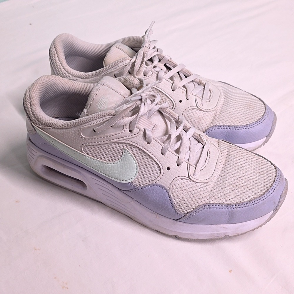 Nike Air Max SC Women 7.5 Pure Platinum Arctic Punch CW4554-002 Sneaker Shoe